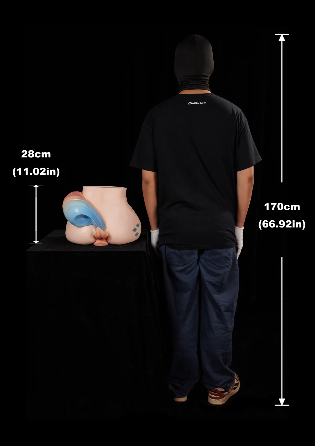 28cm (11.02in) N/A Gel butt Silicone Sex Doll PA-ray, Head N/A